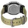 Casio G-Shock Utility Metal Collection Analog Digital Cloth Strap Black Dial Quartz GM-2100C-5A 200M Men's Watch