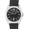 Casio Standard Analog Leather Strap Black Dial Quartz MTP-E725L-1A Men's Watch