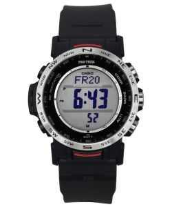 Casio Pro Trek Climber Line Digital Bio Based Resin Strap Tough Solar PRW-35-1A 100M Mens Watch