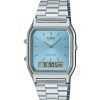 Casio Vintage Analog Digital Turquoise Blue Dial Quartz AQ-230A-2A1 Womens Watch