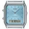 Casio Vintage Analog Digital Turquoise Blue Dial Quartz AQ-230A-2A1 Womens Watch