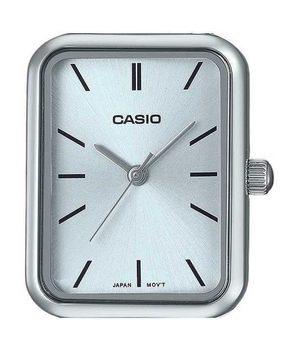 Casio Standard Analog Stainless Steel Light Blue Dial Quartz LTP-V009D-2E Womens Watch