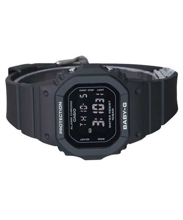 Casio Baby-G Digital Black Resin Strap Quartz BGD-565U-1 100M Womens Watch