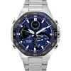 Casio Edifice Analog Digital Mobile Link Blue Dial Tough Solar ECB-950DB-2A 100M Men's Watch