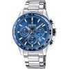 Festina Timeless Chronograph Stainless Steel Blue Dial Quartz F20560-3 100M Mens Watch
