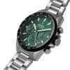 Festina Timeless Chronograph Stainless Steel Green Dial Quartz F20560-4 100M Mens Watch