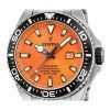 Festina Diver Stainless Steel Orange Dial Quartz F20663-4 200M Mens Watch
