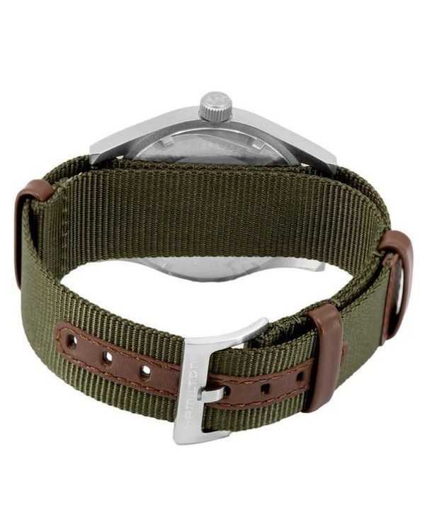 Hamilton Khaki Field Nylon Strap White Dial Mechanical H69529913 Men's Watch