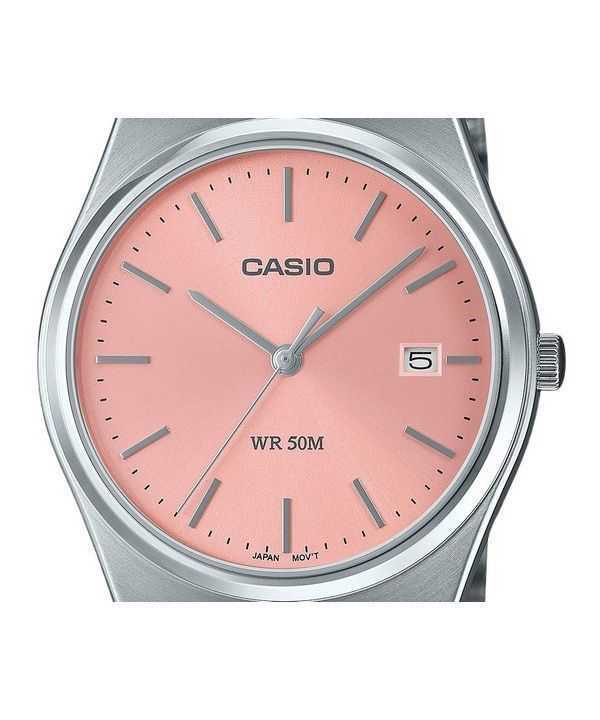Casio Standard Analog Stainless Steel Pink Dial Quartz MTP-B145D-4AV Unisex Watch