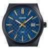 Casio Standard Analog Black Ion Plated Stainless Steel Blue Dial Quartz MTP-VD03B-2A Men's Watch