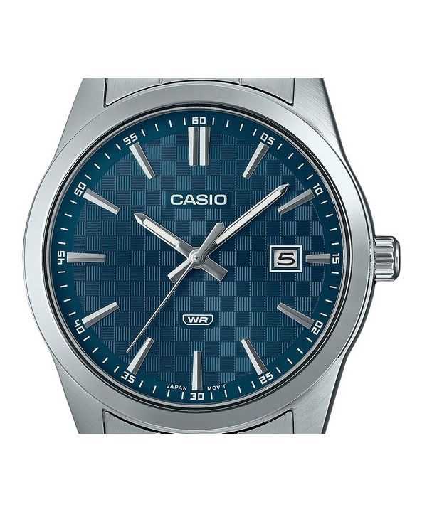 Casio Standard Analog Stainless Steel Blue Dial Quartz MTP-VD03D-2A2 Men's Watch