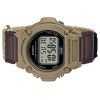 Casio Standard Brown Digital Cloth Strap Quartz W-219HB-5AV Men's Watch