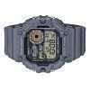 Casio Standard Digital Graph Moon Phase Resin Strap Quartz WS-1700H-8AV 100M Men's Watch
