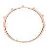Swarovski Tactic Rose Gold Tone Bangle With White Crystal 5098368 For Women