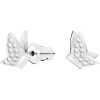Swarovski Lilia Butterfly Rhodium Plated Stud Earrings With White Crystal 5636424 For Women