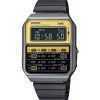 Casio Vintage Heritage Colors Digital Stainless Steel Quartz CA-500WEGG-9B Unisex Calculator Watch