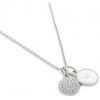 Emporio Armani Cubic Zirconia Stainless Steel Mother Of Pearl Necklace EGS2156040 For Women