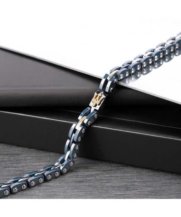 Maserati Jewels Stainless Steel And Ceramic Bracelet JM420ATI01 For Men