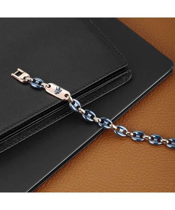 Maserati Jewels Stainless Steel And Ceramic Bracelet JM422ATZ17 For Men