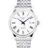 Longines Record Chronometer Stainless Steel White Dial Automatic L2.821.4.11.6 Mens Watch