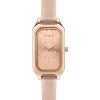 Oui & Me Finette Rose Gold Sunray Dial Leather Strap Quartz ME010162 Women's Watch