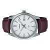 Casio Standard Analog Leather Strap White Dial Quartz MTP-VD03L-5A Mens Watch