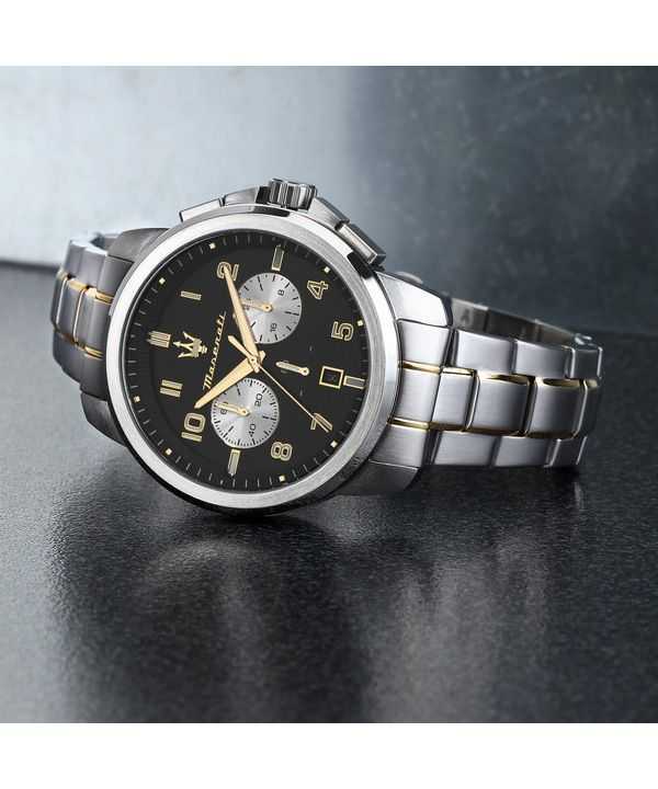 Maserati Successo Limited Edition Chronograph Stainless Steel Black Dial Quartz R8873621028 Men's Watch