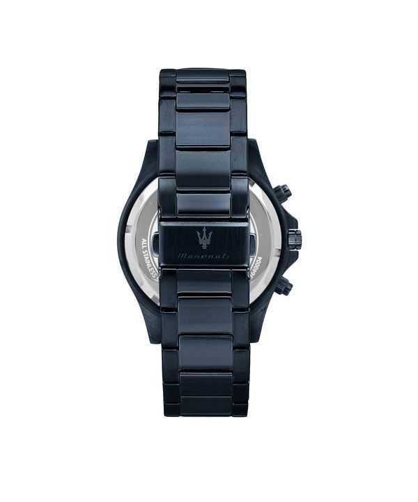 Maserati Sfida Sport Chronograph Stainless Steel Blue Dial Quartz R8873640023 100M Men's Watch