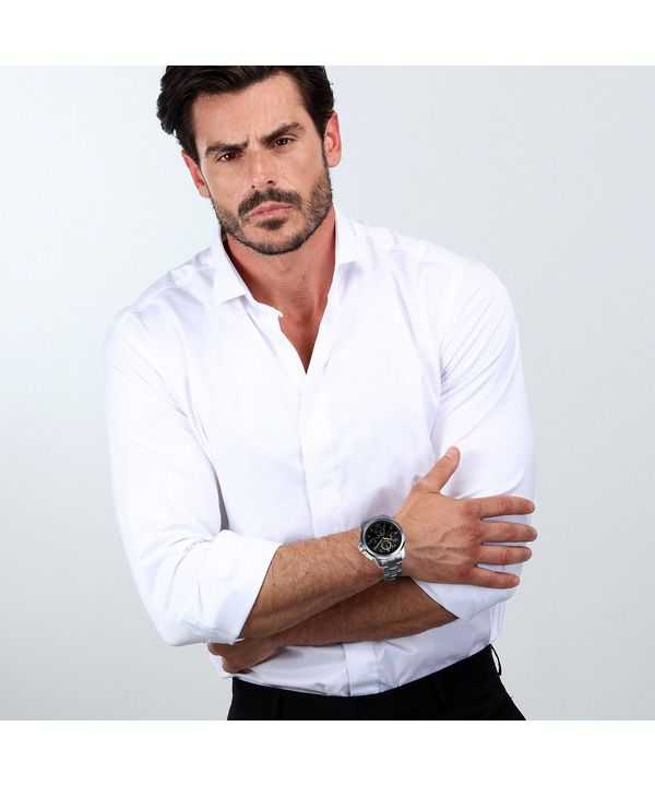 Maserati Successo Limited Edition Chronograph Stainless Steel Black Dial Solar R8873645007 Men's Watch