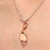 Morellato Foglia 925 Silver Necklace SAKH46 For Women