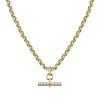 Morellato Abbraccio Gold Tone Stainless Steel Necklace SAUC02 For Women