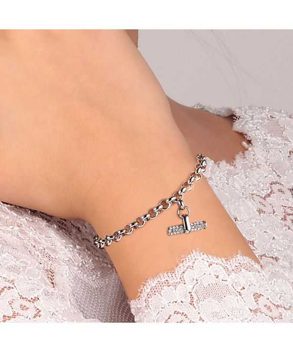 Morellato Abbraccio Stainless Steel Cool Chain Bracelet SAUC13 For Women