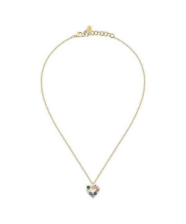 Morellato Colori Gold Tone Stainless Steel Necklace SAVY06 For Women