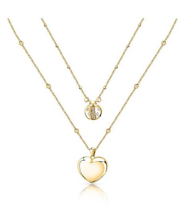 Morellato Istanti Rose Gold Tone Stainless Steel Necklace SAVZ04 For Women