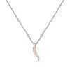 Morellato Istanti Rose Gold Tone Stainless Steel Necklace SAVZ04 For Women