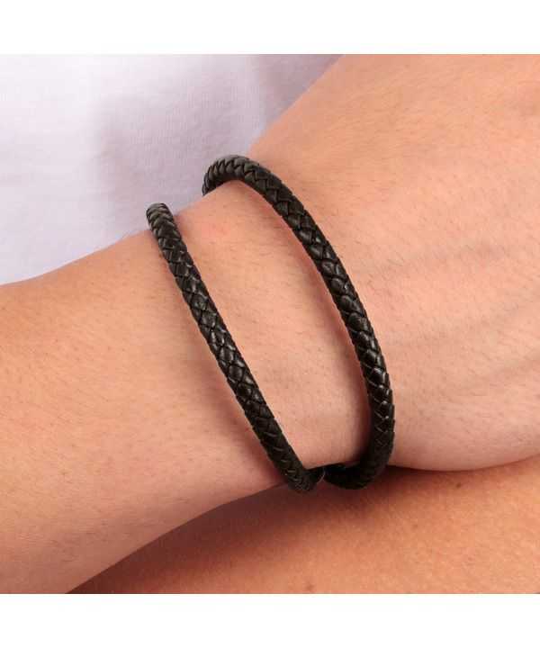 Morellato Moody Leather And Stainless Steel Bracelet SQH35 For Men