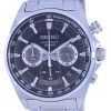 Seiko Neo Sports Chronograph Black Dial Quartz SSB397 SSB397P1 SSB397P 100M Mens Watch