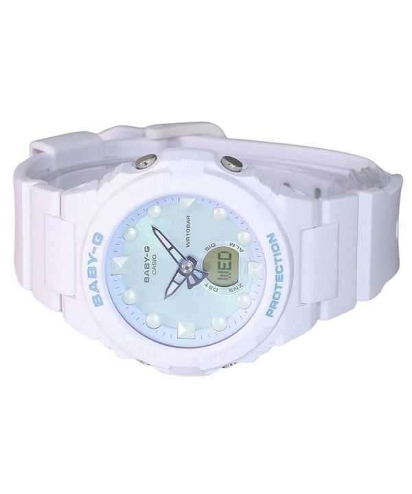 Casio Baby-G Futuristic Holographic Analog Digital Light Green Dial Quartz BGA-320FH-4A 100M Womens Watch