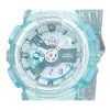 Casio G-Shock Analog Digital Virtual Worlds Translucent Light Blue Multicolor Dial Quartz GMA-S110VW-2A 200M Women's Watch