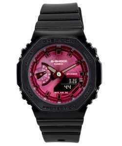 Casio G-Shock Analog Digital Resin Strap Burgundy Dial Quartz GMA-S2100RB-1A 200M Women's Watch