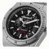 Ingersoll The Scovill Brown Leather Strap Black Skeleton Dial Automatic I13901 100M Mens Watch