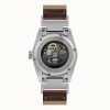 Ingersoll The Scovill Brown Leather Strap Black Skeleton Dial Automatic I13901 100M Mens Watch