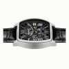 Ingersoll The California Leather Strap Skeleton Black Dial Automatic I14202 Men's Watch
