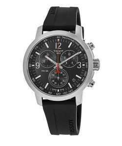 Tissot PRC 200 T-Sport Chronograph Black Dial Quartz Divers T114.417.17.057.00 200M Mens Watch