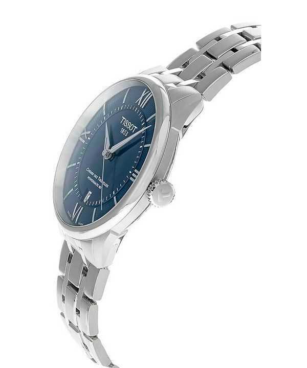 Tissot T-Classic Chemin Des Tourelles Powermatic 80 Blue Dial Automatic T139.807.11.048.00 Unisex Watch