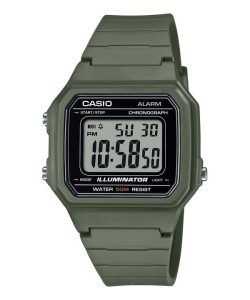 Casio Youth Digital Resin Strap Quartz W-217H-3AV Men's Watch
