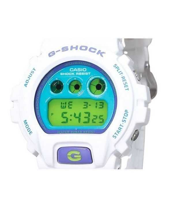Casio G-Shock Digital White Bio Based Resin Quartz DW-6900RCS-7 200M Men's Watch