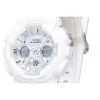 Casio G-Shock Analog Digital Bio Based White Resin Strap Silver Dial Quartz GMA-S120VA-7A 200M Women's Watch