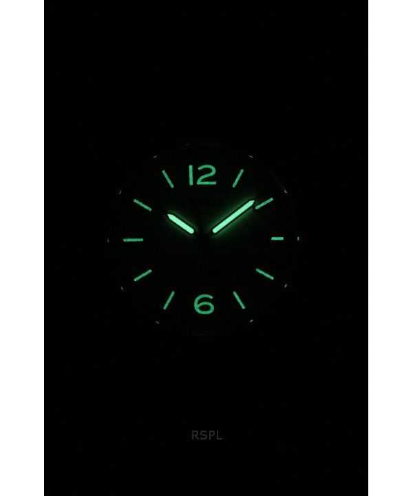 Fossil Heritage Brown LiteHide Leather Strap Cream Dial Automatic ME3221 Unisex Watch