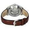 Fossil Heritage Brown LiteHide Leather Strap Cream Dial Automatic ME3221 Unisex Watch